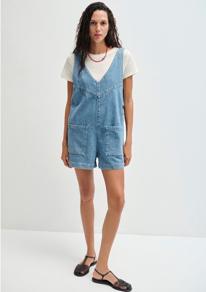 Reva Real Blue Gölgeli Açık Mavi Jean Tulum 1010987-89778