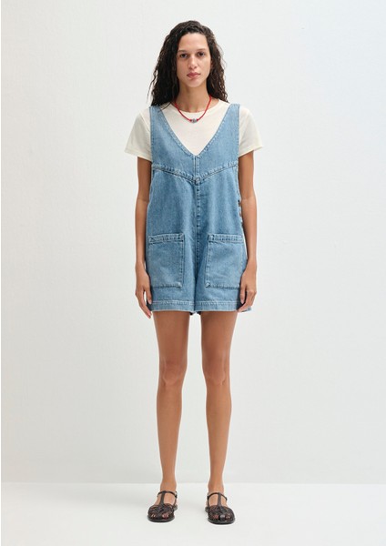 Reva Real Blue Gölgeli Açık Mavi Jean Tulum 1010987-89778