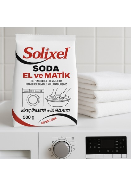 Çamaşır Sodası Ultra Beyazlatıcı Optik Etkili ve Kireç Önleyici Soda Matik 4 Adet 500 gr fiyatları