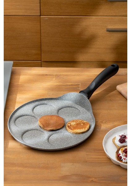 26 cm Rosa Granit Pankek Tavası, yapışmaz tabanlı, şık ve dayanıklı mutfak gereci fiyatları