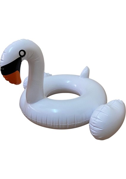 3-6 Yaş Beyaz Kuğu Simit Çocuk Simidi Deniz Havuz Simidi 77X70X40 cm fiyatları