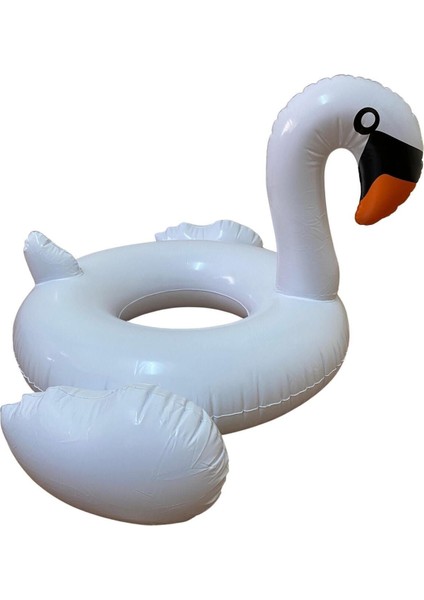3-6 Yaş Beyaz Kuğu Simit Çocuk Simidi Deniz Havuz Simidi 77X70X40 cm modelleri