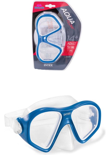 Intex Reef Rider Yüzücü Maskesi,yetişkin Dalış Maskesi +14 Yaş