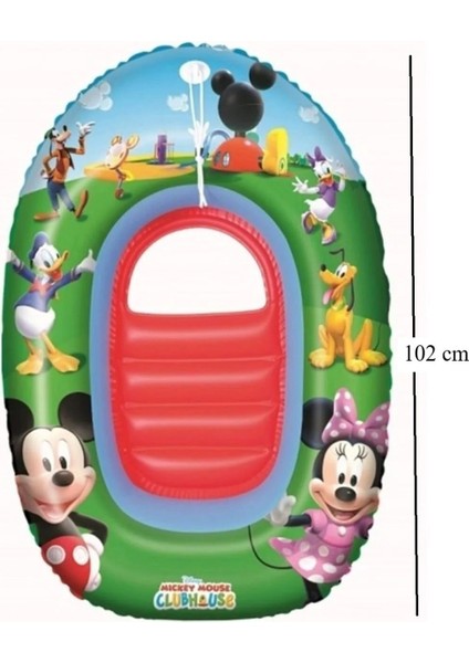 2-7 Yaş Çocuk Deniz Botu Disney Lisanslı Mickey Mouse Temalı Deniz Havuz Oyuncağı Simit fırsatları
