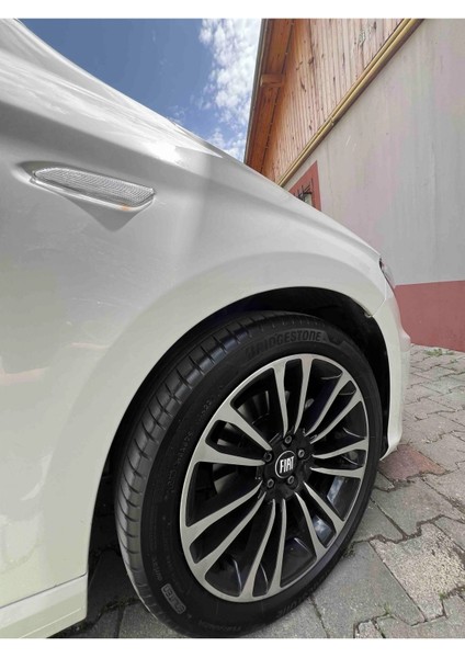 Fiat Tasarım Damla Sticker Siyah Fiat Jant Göbeği 5.5cm Uyumlu modelleri