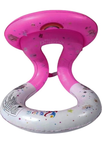 Beyaz 70 cm akrobat yeleği, güvenli ve rahat kullanım, 1+ yaş uygun