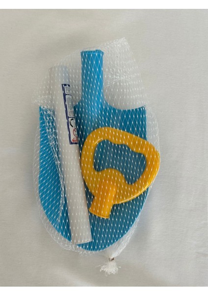 Mavi 46cm çocuk oyuncak kürek, eğlenceli ve güvenli tasarım, 3+ yaş uygun
