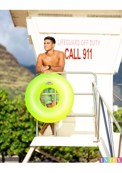Renkli Yeşil Neon Yetişkin Havuz ve Deniz Simiti 91 cm, Yaz Eğlencesi modelleri