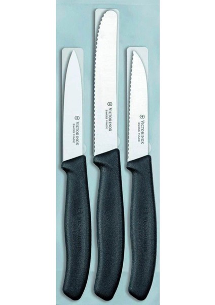 Pratik ve şık 3'lü paslanmaz çelik soyma bıçağı seti, mutfağınıza kolaylık sağlar