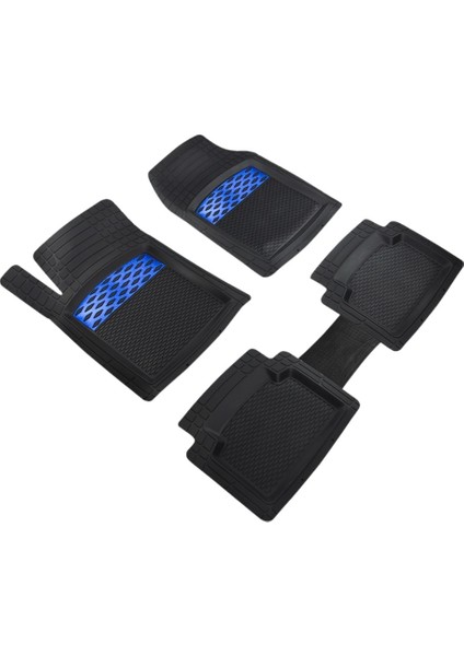 Ford Tourneo Uyumlu 3D Havuzlu Oto Paspas Sportive Kesilebilir Model Mavi Ags