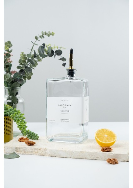 2'li 750ml Cam Yağdanlık Seti, Sızdırmaz, Şeffaf, Renk: Sarı, Hacim: 750 ml, Parça Sayısı: 4 fiyatları