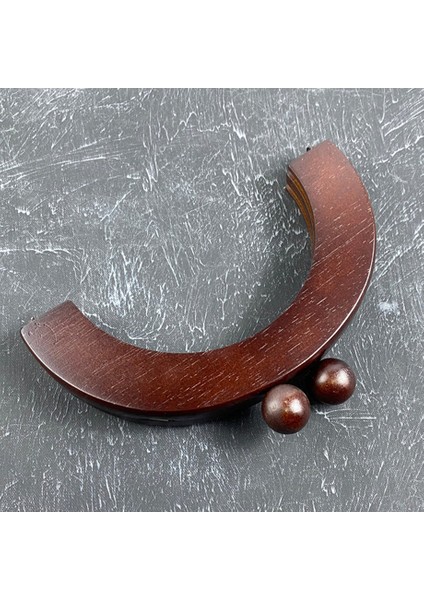 Ahşap Boncuklu Çanta Bursu 20 cm (Oval) – Çanta Sapı Aksesuarı