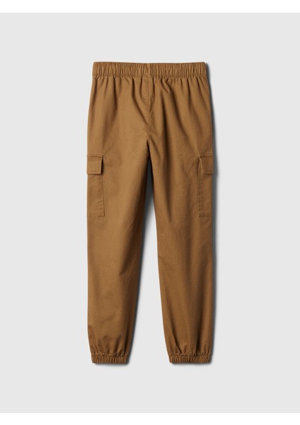 Erkek Çocuk Kahverengi Jogger Kargo Pantolon modelleri