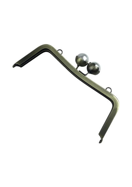 Incili Metal Çanta Bursu 20 cm – Çanta Klips Aksesuarı