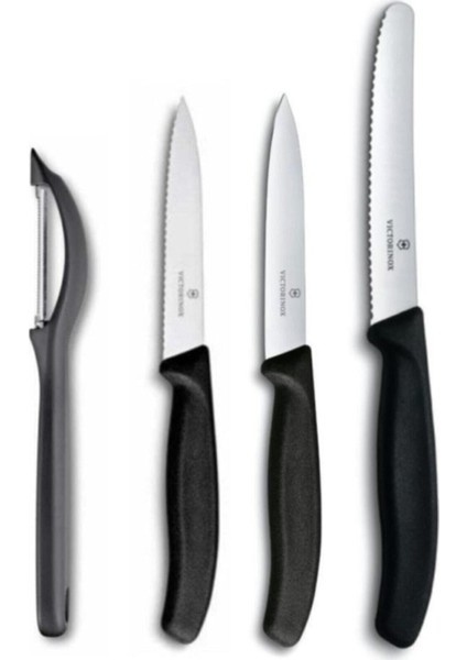 Paslanmaz Çelik Çok Amaçlı Soyacak Seti, 4 Parça, Temiz ve Pratik Kullanım modelleri