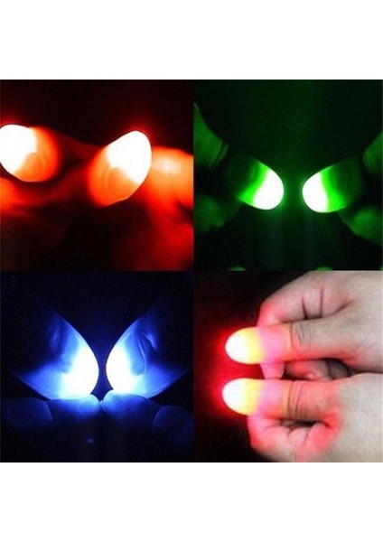Büro Ev Ofis Etkinlik Partisi Için Tekli LED Işıklı Renkli Sihirli Parmak fiyatları