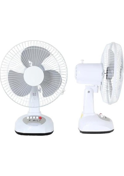 Fırsat Byr PM-22009 3 Kademeli Şarjlı - Solarlı Fan Vantilatör Ampul - Ledli - Powerbank Yeni