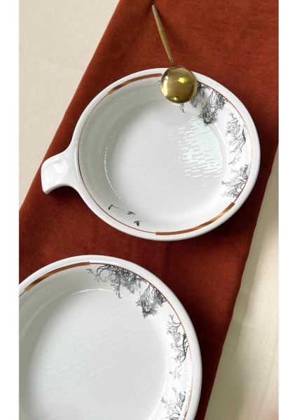 2'li Çukur Makarna ve Salata Tabak Seti, 28cm, Siyah, Seramik, Mikrodalga uyumlu modelleri