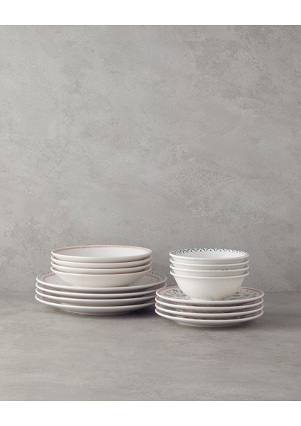 16 Parça Yeşil Seramik Yemek Takımı, 4 Kişilik, şık ve dayanıklı set fiyatları