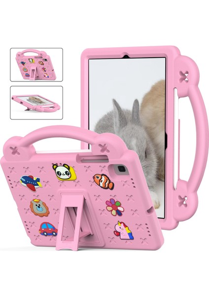 Samsung Galaxy Tab S6 LITE(2020)(2022)(2024)/A7 10.4(2020)(2022)/S6 10.5 2019 SM-T860/S5E 10.5(2019)SM-T720 Eva Kılıf-Pembe (Yurt Dışından)