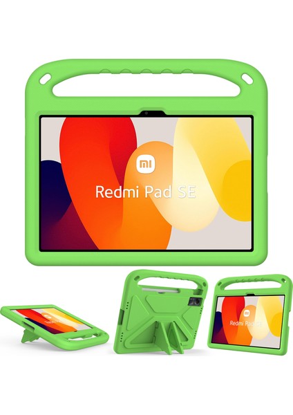 Xiaomi Redmi Pad Se Kılıfı El Tutacağı Düşmeye Karşı Eva Tablet Kickstand Kılıfı-Yeşil (Yurt Dışından) fiyatları