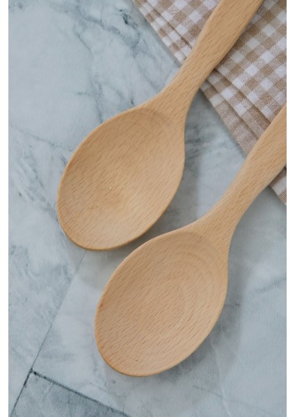 İki Parçalı Ahşap Yemek Kaşığı Takımı, doğal ve şık mutfak aksesuarı fiyatları