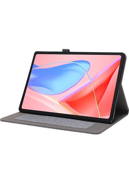Lenovo Tab 10.1 (2025) TB-311XU/TAB TB311FU Deri Kılıf Kart Tutucu Kumaş Doku Tablet Standı Kapağı-Gri (Yurt Dışından) indirimleri