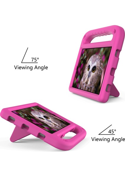 Kulp Kickstand Hafif Eva Darbeye Dayanıklı Koruyucu Kılıf Kılıfı Lenovo Tab M8 (1. NESIL)TB-8505/TAB M8 (2. NESIL)TB-8705/TAB M8 (3. NESIL)TB-8506-ROSE (Yurt Dışından)