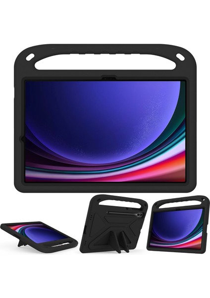 Samsung Galaxy Tab S9 Fe+Kılıf El Tutacağı Eva Tablet Kickstand Kılıfı-Siyah (Yurt Dışından) fırsatları