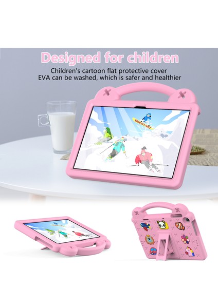Lenovo Tab M10 (3. Nesil) TB-328FU/TB-328XU Eva Kılıf Koruyucu Tablet Kılıfı Taşınabilir Saplı Ayaklı-Pembe (Yurt Dışından) fiyatları