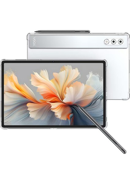 Lenovo Yoga Pad Pro Kılıfı Dört Köşe Darbeye Dayanıklı Şeffaf Tablet Tpu Kılıfı (Yurt Dışından) modelleri