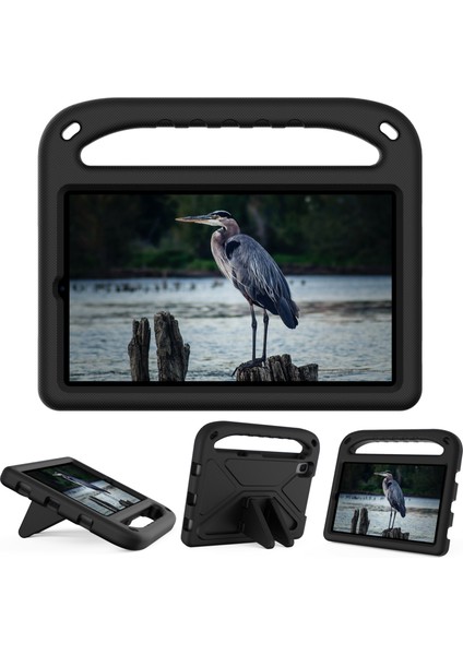 Taşınabilir Sap Tasarımı Darbeye Dayanıklı Eva Tablet Kılıfı Kapağı Kickstand Tasarımı ile Samsung Galaxy Tab A 8.4 (2020) SM-T307U-SIYAH (Yurt Dışından) fiyatları