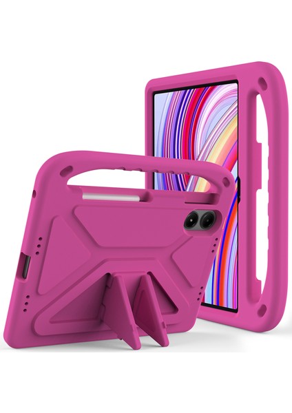 Xiaomi Redmi Pad Pro/redmi Pad Pro 5g/poco Pad Eva Kılıf El Tutacağı Destek Standı Tablet Kılıfı -Gül (Yurt Dışından)