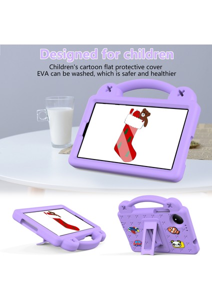 Xiaomi Redmi Pad Se 4g 8.7 Inç Kılıf Çocuklar Karikatür Eva Tablet Kickstand Kılıfı-Mor (Yurt Dışından) fiyatları