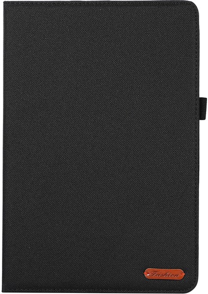 Xiaomi Pad 7/pad 7 Pro Deri Kılıf Kart Tutucu Kumaş Doku Tablet Standı Kapağı-Siyah (Yurt Dışından)