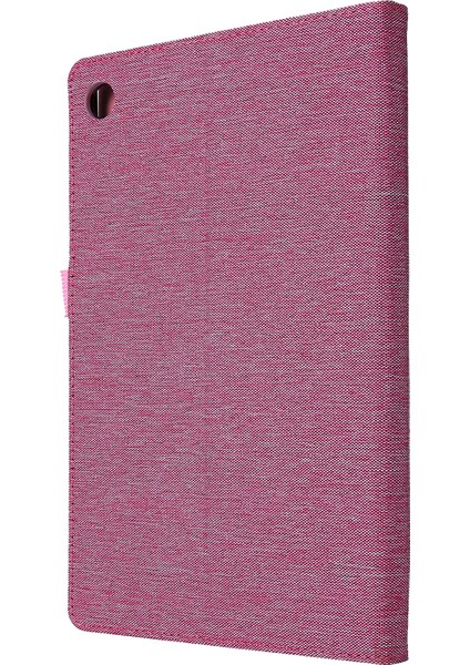 Lenovo Tab M10 Plus Deri Kılıf Çizilmeye Dayanıklı Flip Tablet Kılıfı Standlı Kart Yuvaları-Pembe (Yurt Dışından) fırsatları