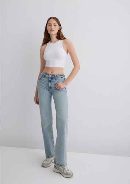 Ibiza Real Blue Vintage Açık Mavi Jean Pantolon 1010530-89938 fiyatları