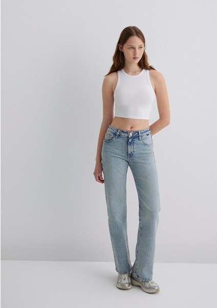 Ibiza Real Blue Vintage Açık Mavi Jean Pantolon 1010530-89938 modelleri