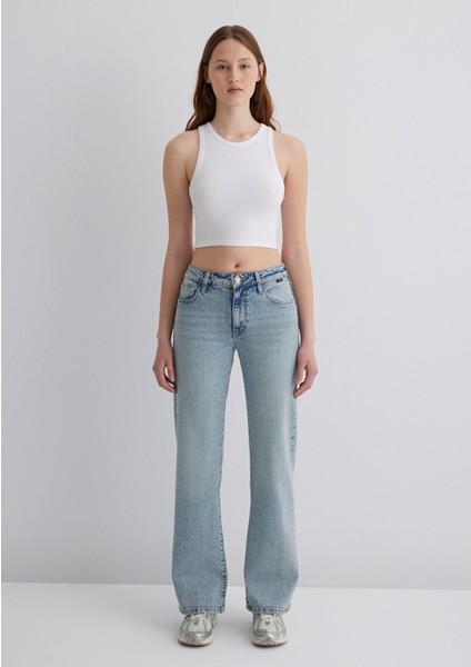 Ibiza Real Blue Vintage Açık Mavi Jean Pantolon 1010530-89938 fırsatları