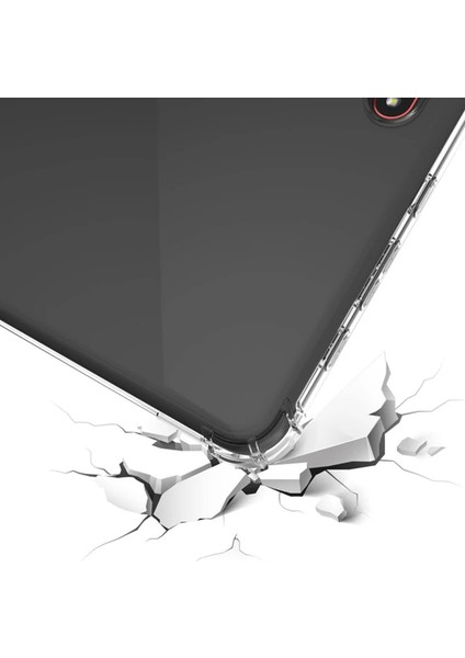 Samsung Galaxy Tab Active4 Pro Şeffaf Tablet Kılıfı Güçlendirilmiş Köşeler Tpu Kapak (Yurt Dışından)