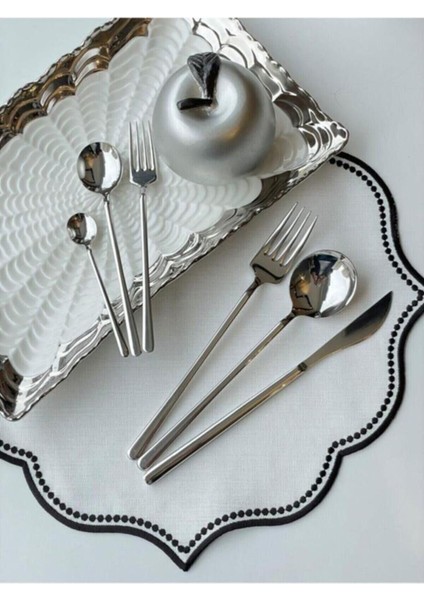 6 Kişilik 36 Parça Şık Çatal Bıçak Takımı, dayanıklı ve zarif mutfak seti