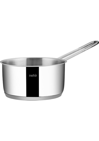 12 cm parlak çelik sosluk, dayanıklı ve şık, indüksiyon uyumlu mutfak gereci indirimleri