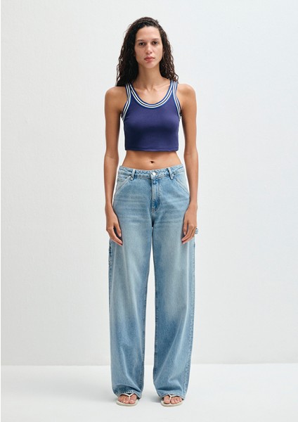 Kimberly 90LAR Gölgeli Açık Mavi Jean Pantolon 1010626-90566 modelleri