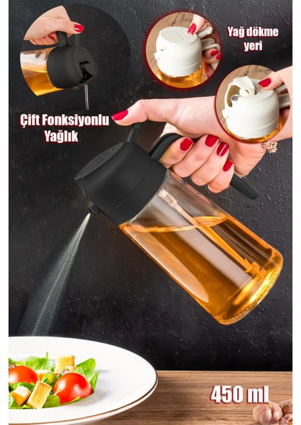 Çok Amaçlı Cam Sprey Şişe, 900 ml, Siyah, Sızdırmaz, Çok Yönlü Kullanım modelleri