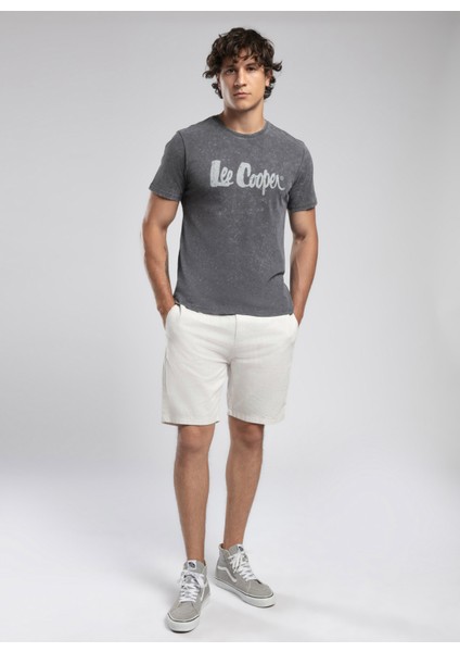 Yuvarlak Yaka Antrasit Erkek T-Shirt 252 Lcm 242019 New Antrasit