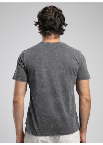Yuvarlak Yaka Antrasit Erkek T-Shirt 252 Lcm 242019 New Antrasit fırsatları