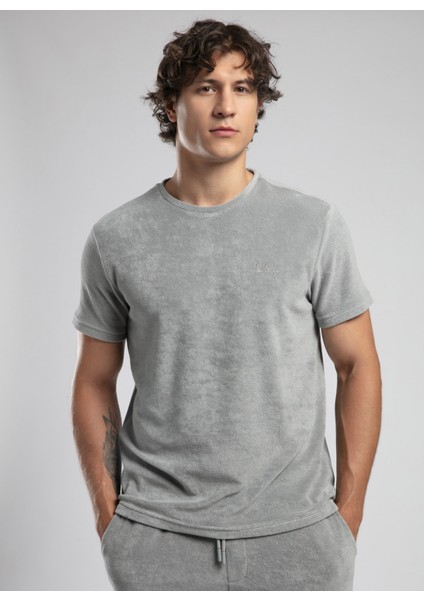 Yuvarlak Yaka Gri Erkek T-Shirt 252 Lcm 242008 Naul Gri fiyatları
