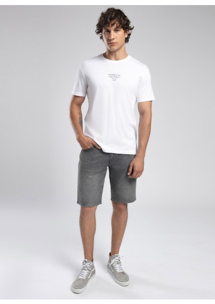 Yuvarlak Yaka Beyaz Erkek T-Shirt 252 Lcm 242021 Paola Beyaz