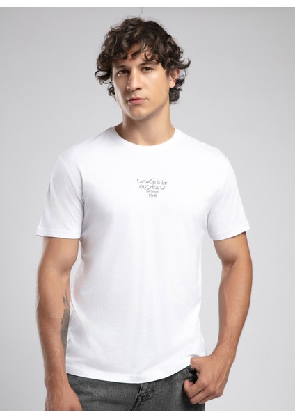 Yuvarlak Yaka Beyaz Erkek T-Shirt 252 Lcm 242021 Paola Beyaz fiyatları