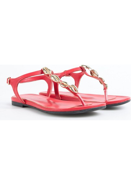 Kırmızı Kadın Sandalet Lule fiyatları